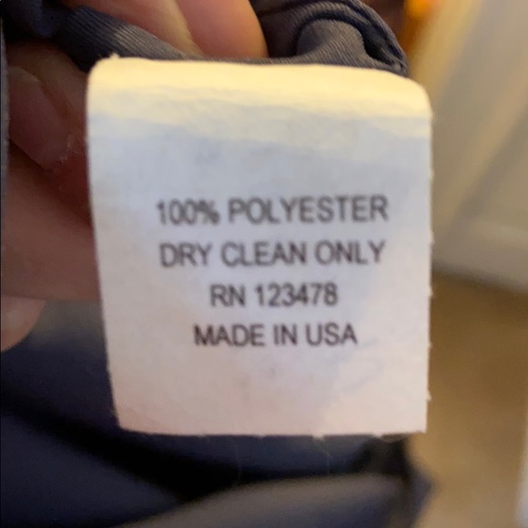 Strapless LulaKate Navy Dress with pockets! - Picture 7 of 7